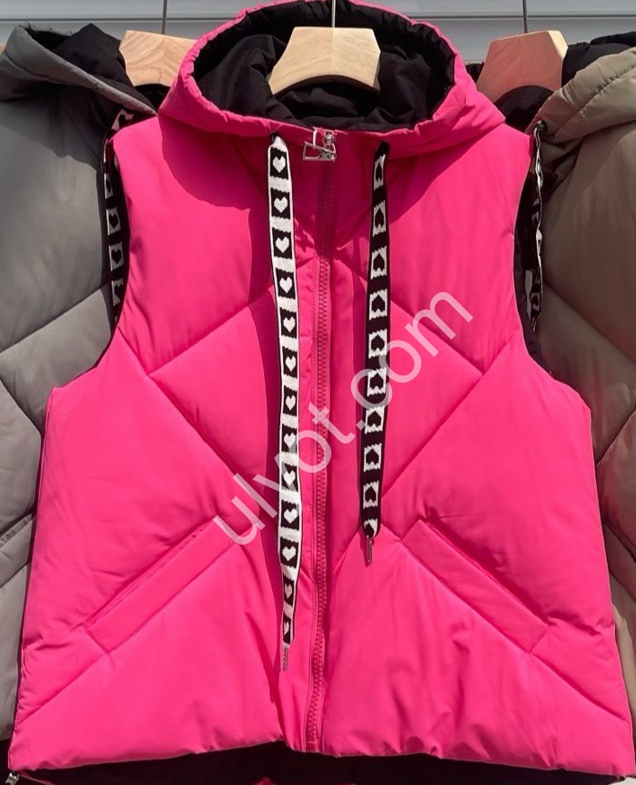 ЖИЛЕТКА (M-2XL) МАЛИНА 5295