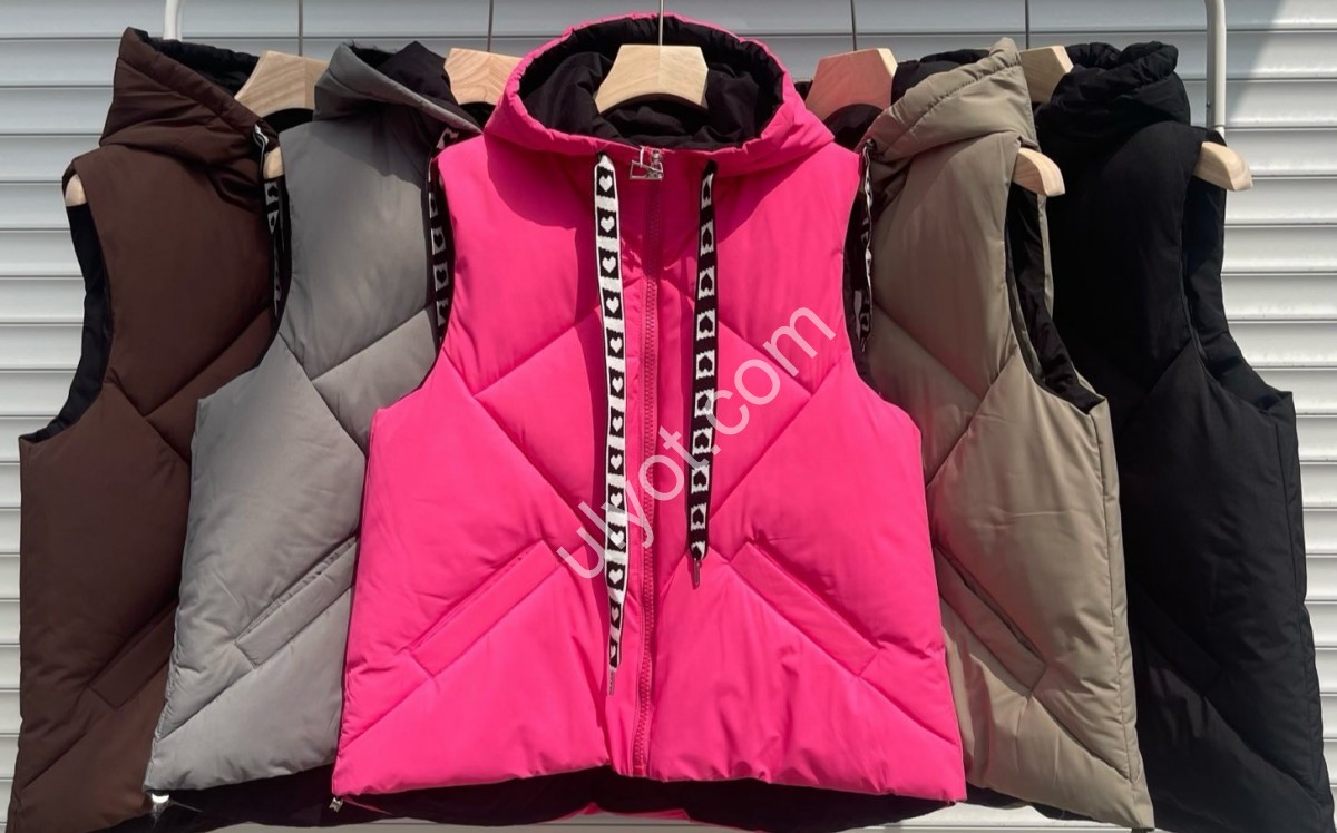ЖИЛЕТКА (M-2XL) МАЛИНА 5295