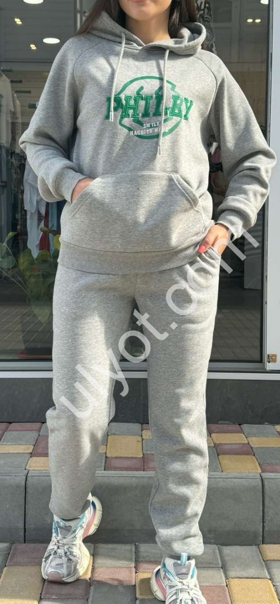 СПОРТ.КОСТЮМ (XL-3XL) МИКРОМЕХ МОККО  МАНЖЕТ 5059