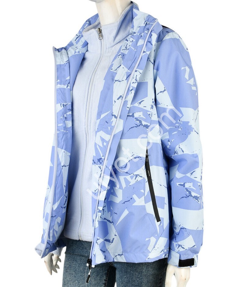 КУРТКА ДВІЙКА (L-3XL) СИНІЙ 4195-W6200-4