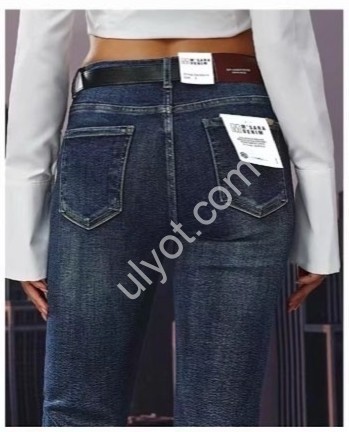 ДЖИНСИ M.SARA (S-2XL) Т.СИНІЙ 1956-H