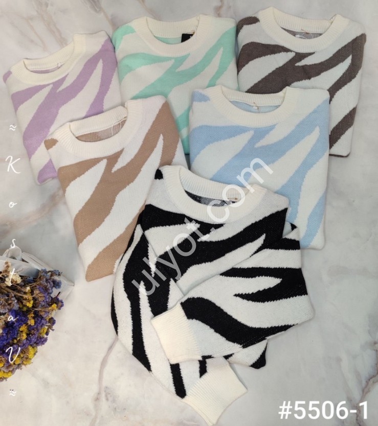 СВИТЕР (ONE SIZE 50-54) МИКС 5506-1