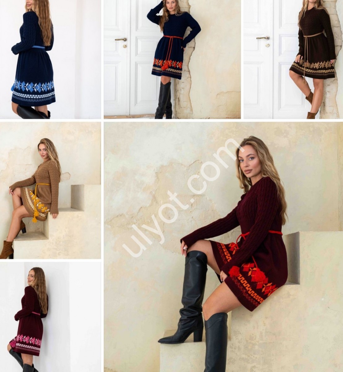 Фото 3 ПЛАТЬЕ-1 (ONE SIZE 44-52) МИКС 