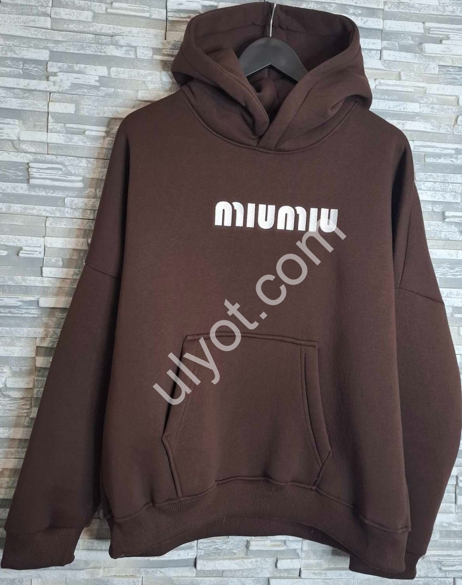 ХУДІ MIU40 (ONE SIZE 48-50) ФЛІС ШОКОЛАД 0033