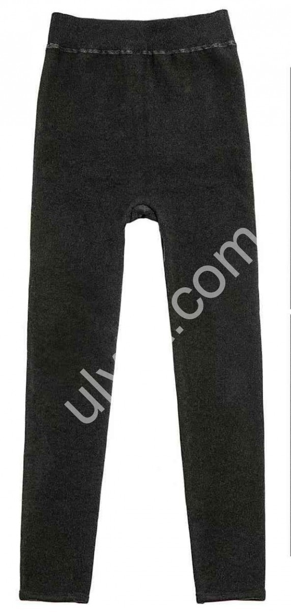 Лосини (3XL-8XL) Хутро Чорне 828