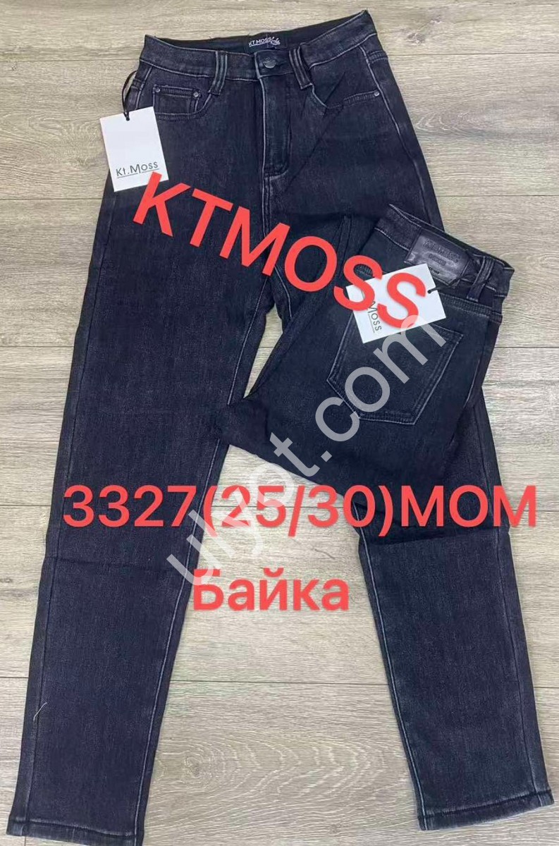 ДЖИНСЫ KT.MOSS (25-30) БАЙКА ГРАФИТ 3327