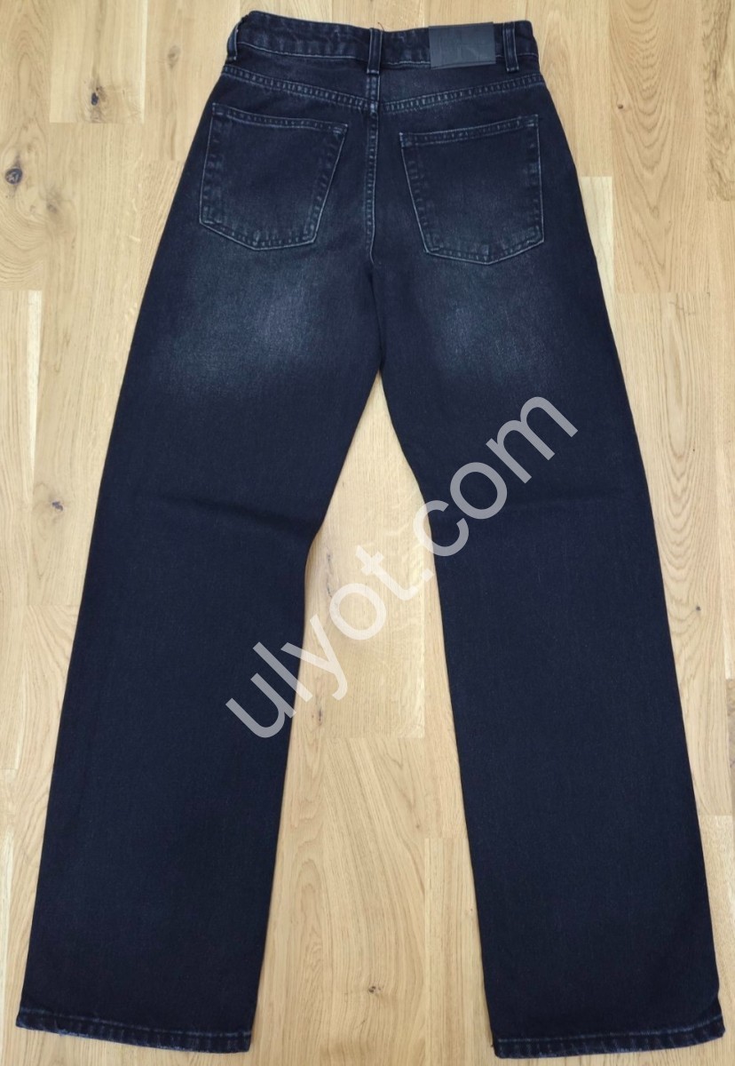 ДЖИНСЫ DK49 (34-42) ЧЕРНЫЙ 1040