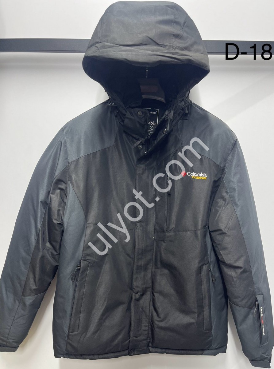 КУРТКА C04 (M-3XL) ЧОРНИЙ D18