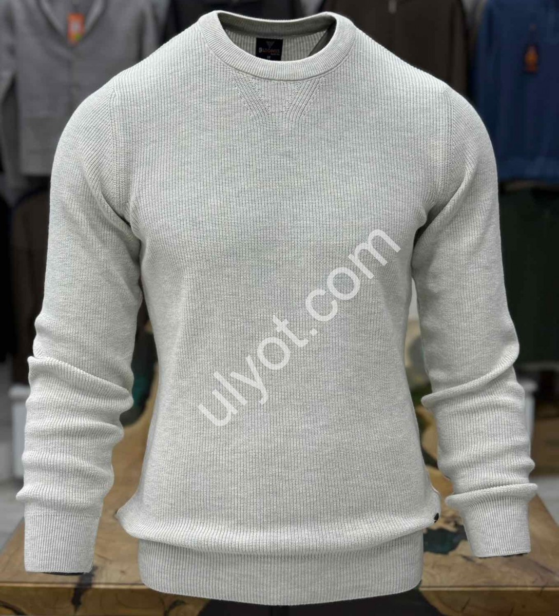 СВІТЕР VIP STONES (M-2XL) МОЛОКО 5950