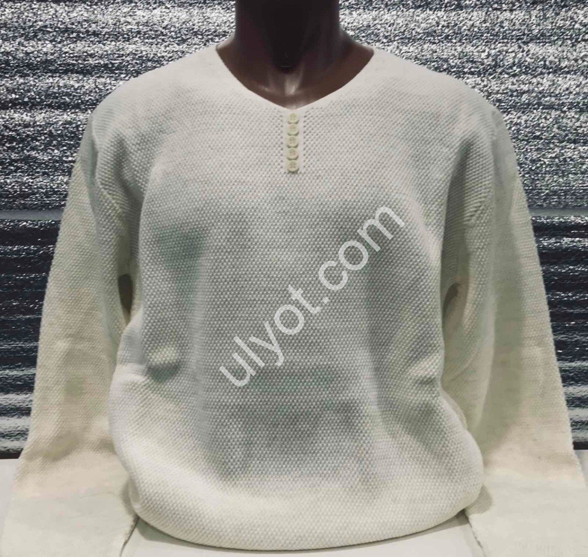 СВІТЕР CASHMERE (M-XL) КРЕМ 6370