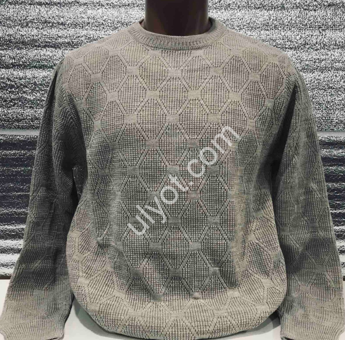 СВИТЕР CASHMERE (M-XL) БЕЖ 6445