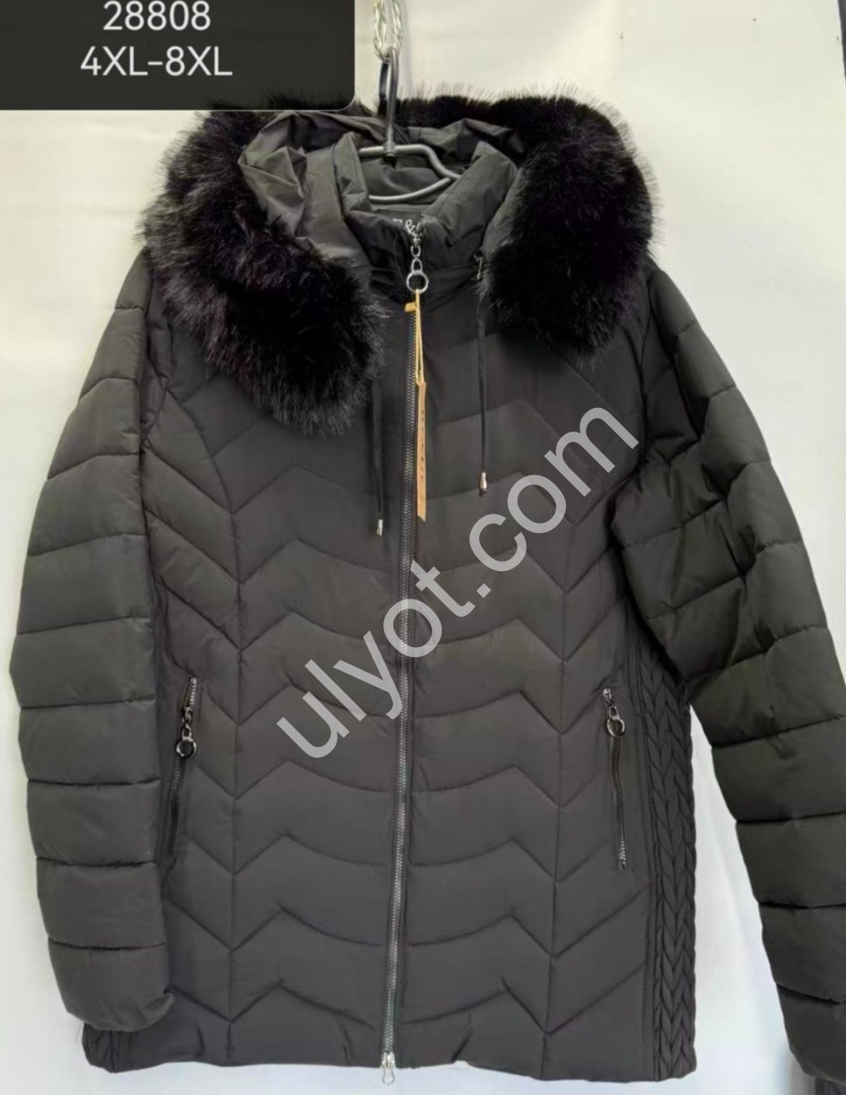 КУРТКА Bf&Gf (4XL-8XL) ЧОРНИЙ 28056