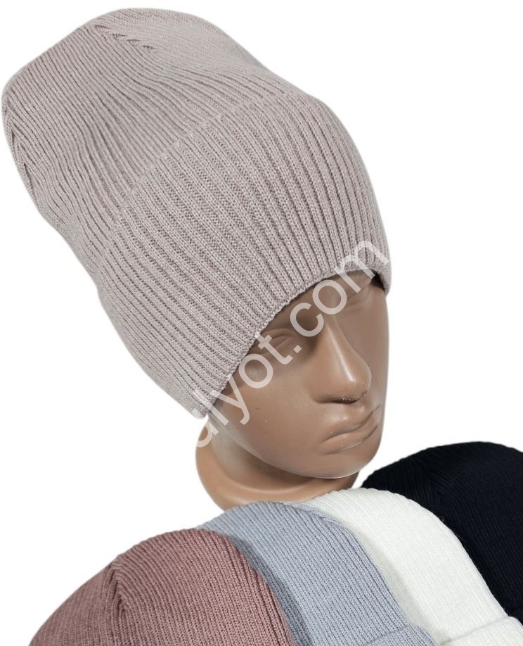 ШАПКА-6 (ONE SIZE 54-56) ФЛІС МІКС