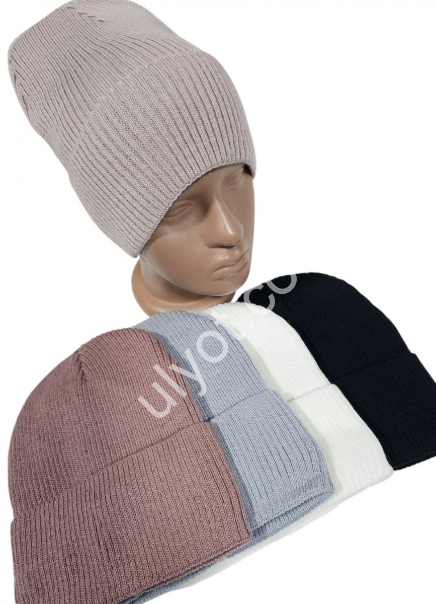 ШАПКА-6 (ONE SIZE 54-56) ФЛІС МІКС