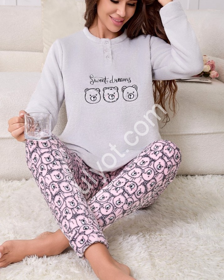 ПІЖАМА (M-3XL) ВЕДМЕДИКИ 70157