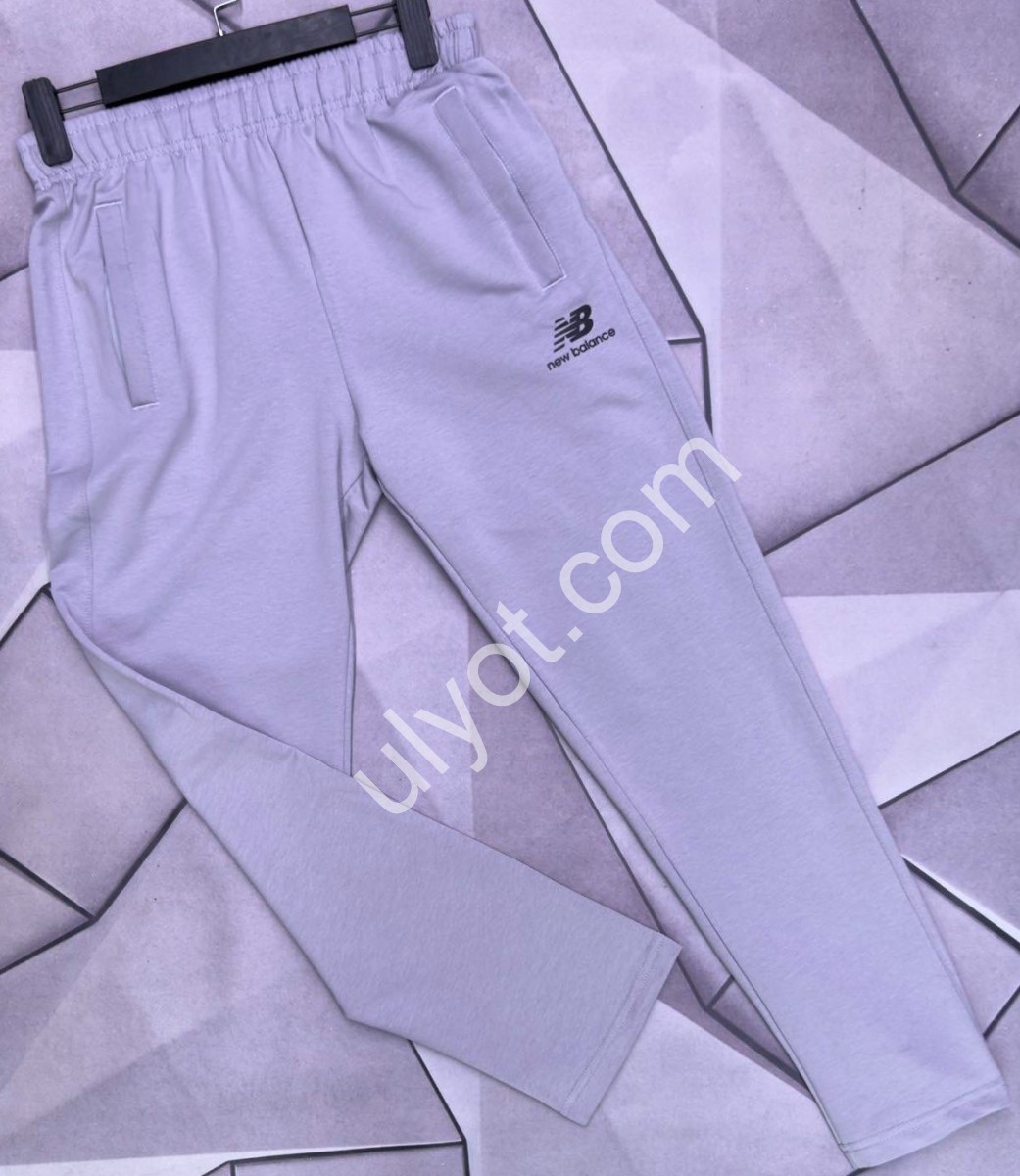 СПОРТ.ШТАНИ NB02 (S-2XL) ПРЯМИЙ СВ.СІРИЙ 4