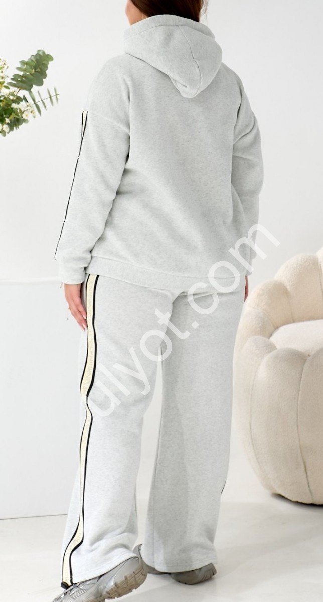 КОСТЮМ (48-58) ФЛІС МЕЛАНЖ 17185