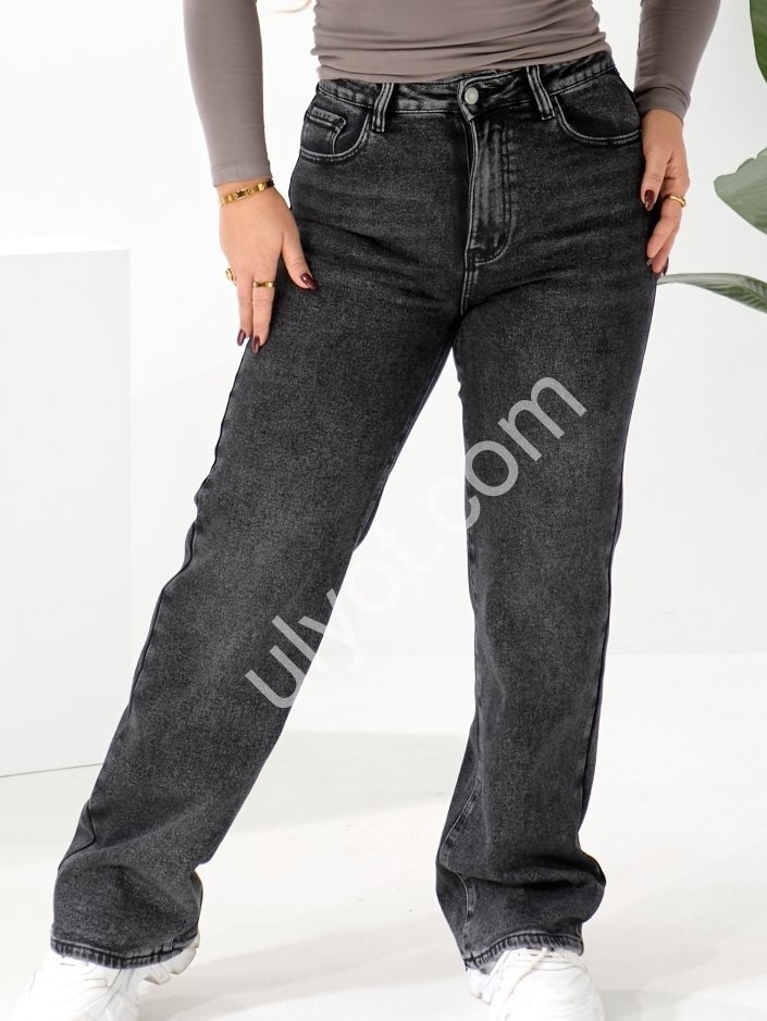 ДЖИНСЫ LIANA (30-36) БАЙКА ГРАФИТ 1039