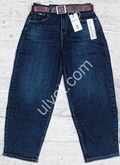 ДЖИНСИ M.SARA (L-4XL) Т.СИНІЙ 1321-1