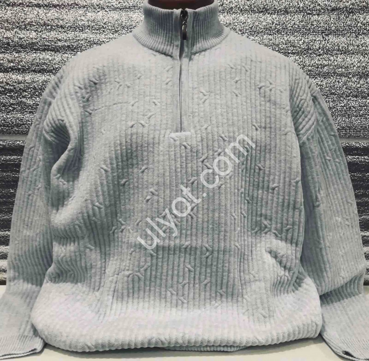 СВИТЕР EVS (3XL-5XL) БЕЛЫЙ 12136