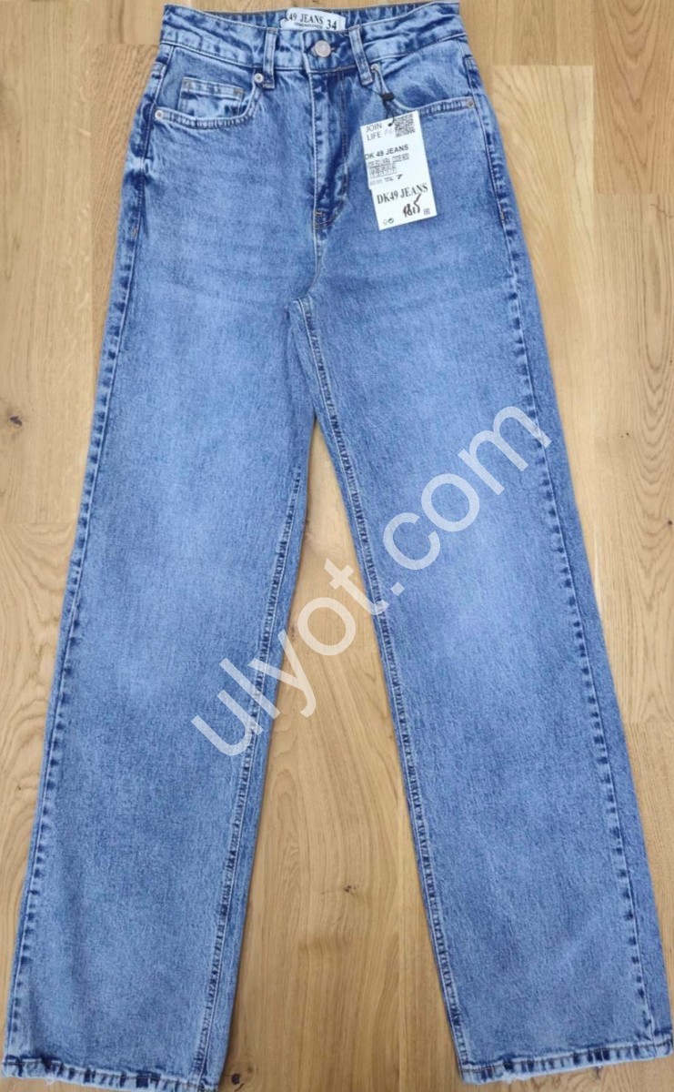 ДЖИНСЫ DK49 (34-42) СИНИЙ 9630