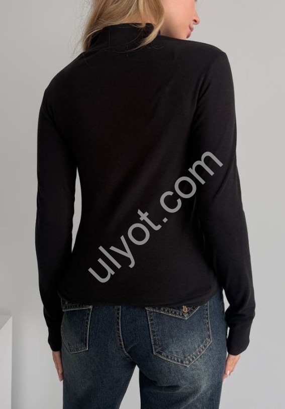 КОФТА (42-48) ТЕРМО ЧЕРНЫЙ 809