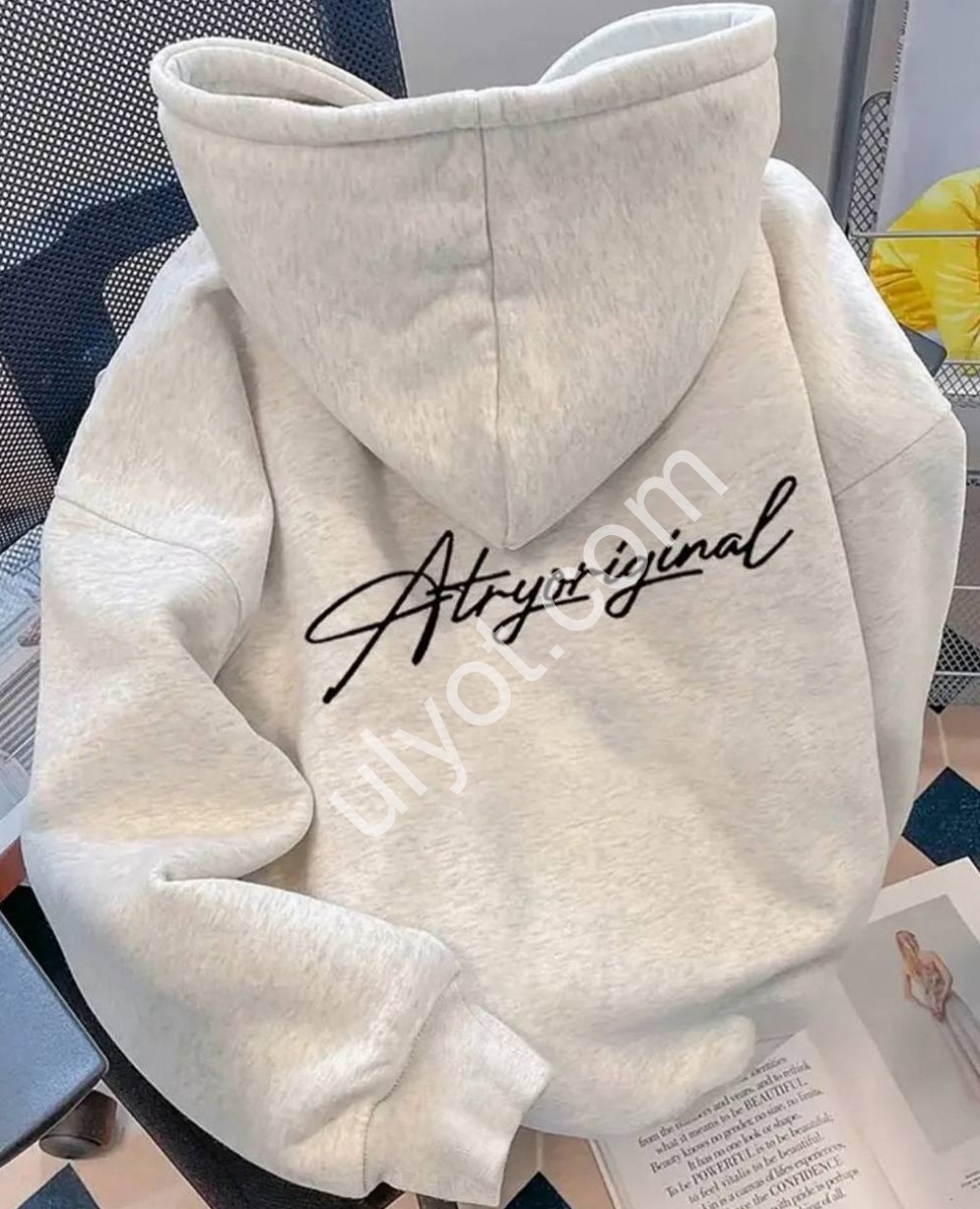 ХУДИ (ONE SIZE 42-46) ФЛИС МЕЛАНЖ 0373