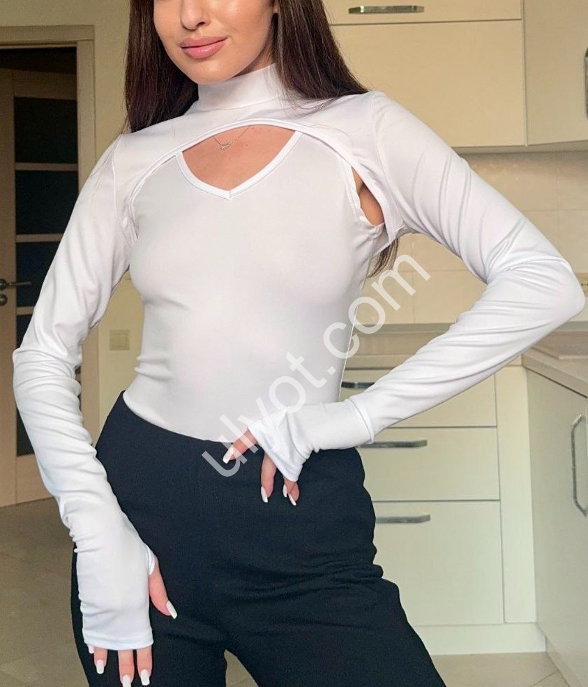 БОДИ ДВОЙКА (42-48) БЕЛЫЙ 1533