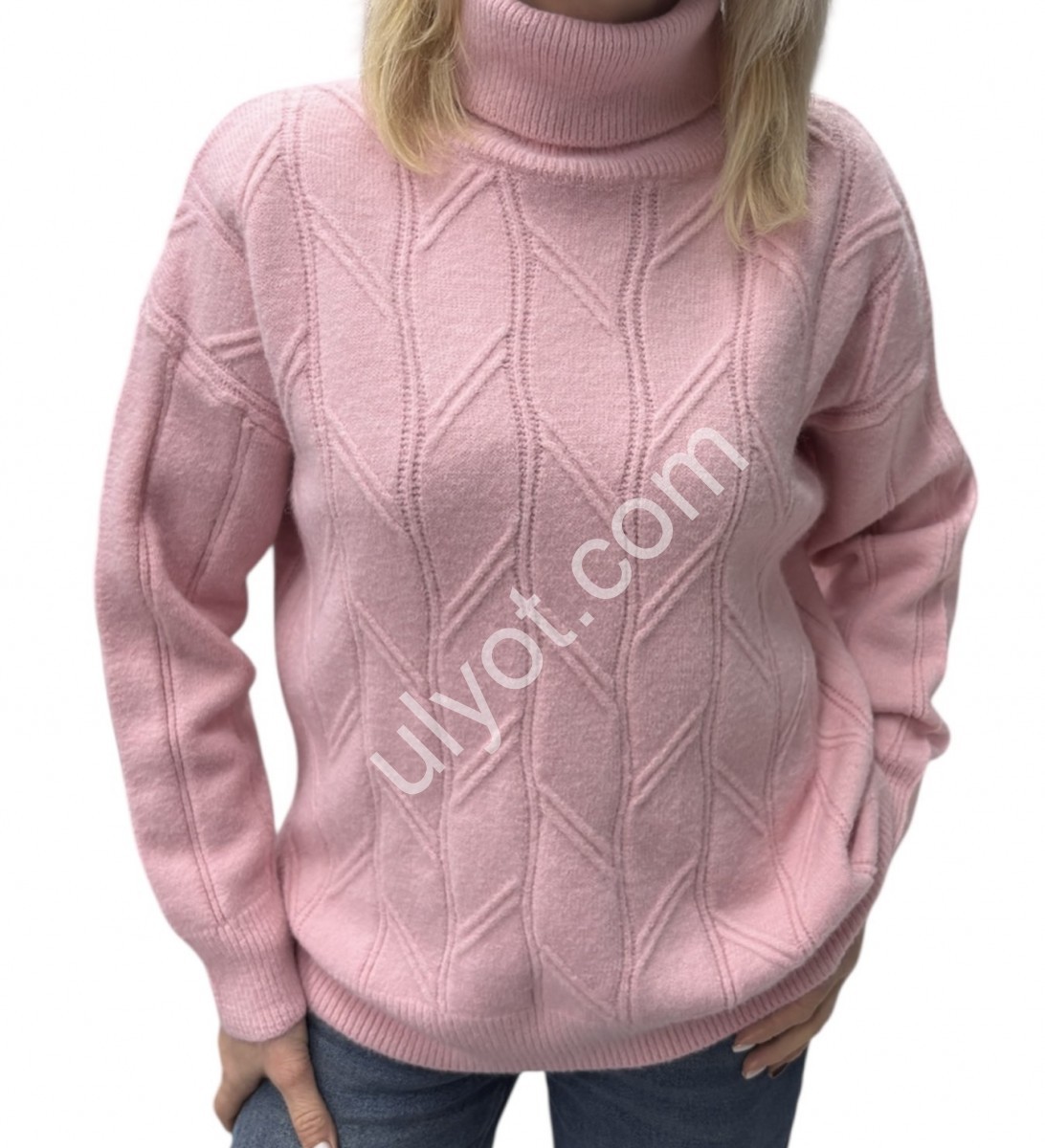 Фото 2 СВИТЕР (ONE SIZE 48-54) МИКС 24041