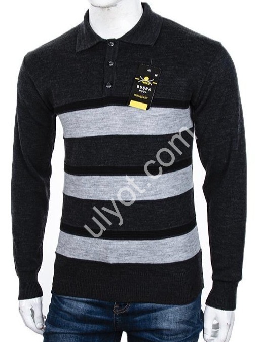 СВИТЕР (M-2XL) ГРАФИТ M902