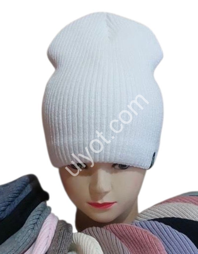 ШАПКА (ONE SIZE 54-58) ФЛИС МИКС 