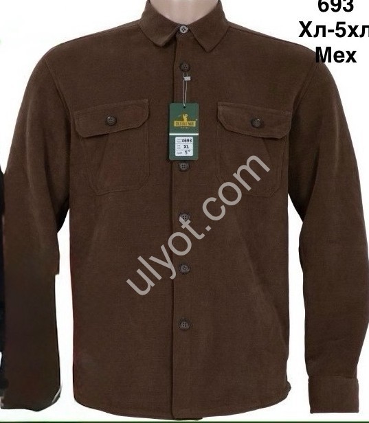 РУБАШКА (XL-5XL) МЕХ МИКС 693