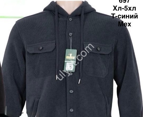 РУБАШКА (XL-5XL) МЕХ МИКС 697