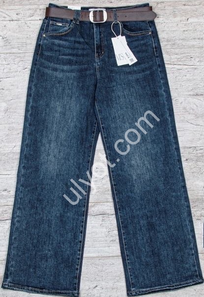 ДЖИНСИ M.SARA (L-4XL) Т.СИНІЙ 652-3H