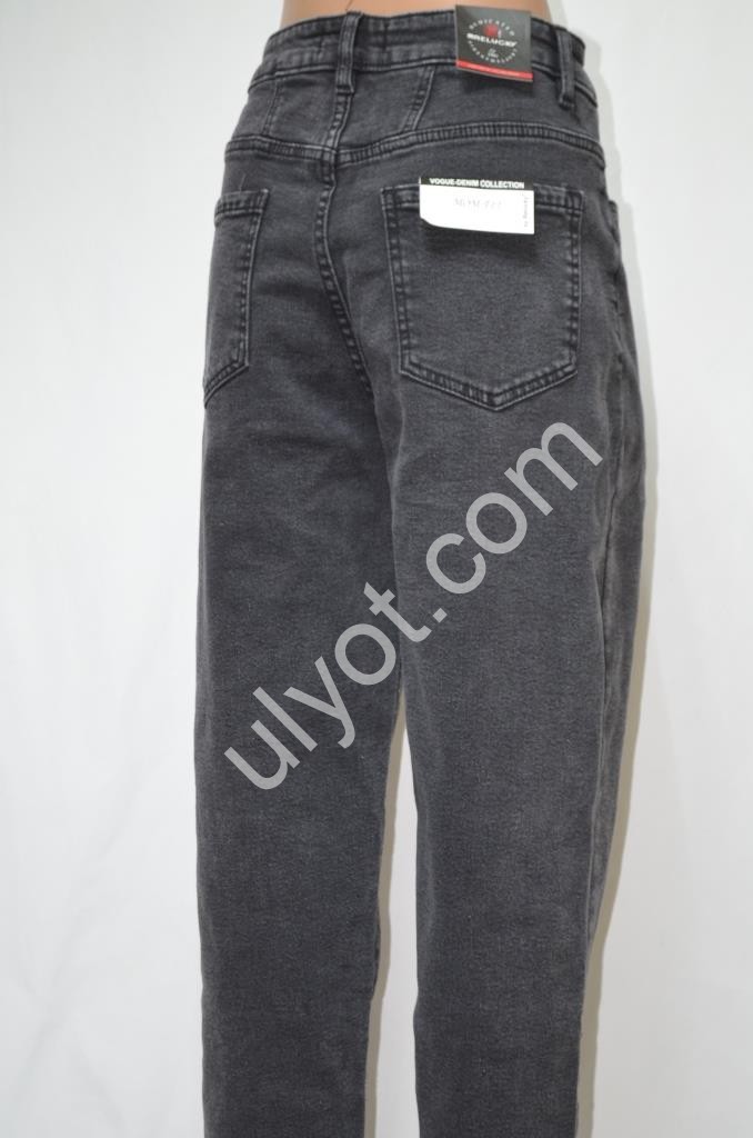 ДЖИНСЫ RELUCKY (31-38) БАЙКА ГРАФИТ M0570-7