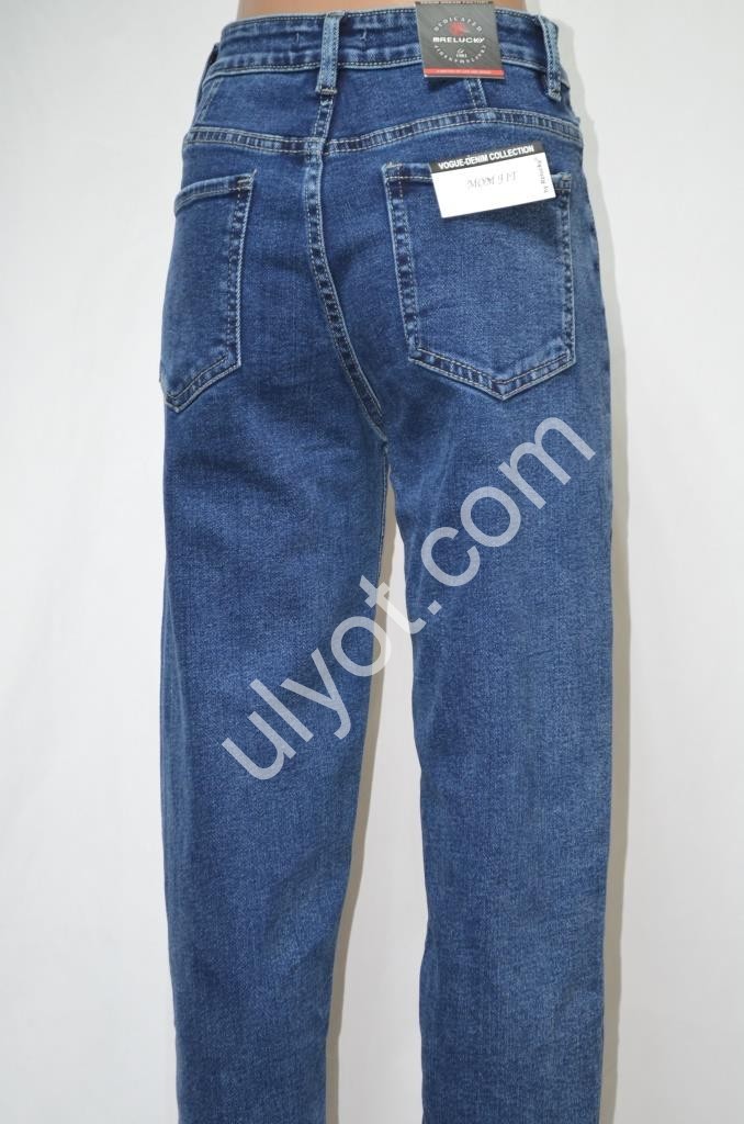 ДЖИНСЫ RELUCKY (25-30) БАЙКА Т.СИНИЙ M667-7