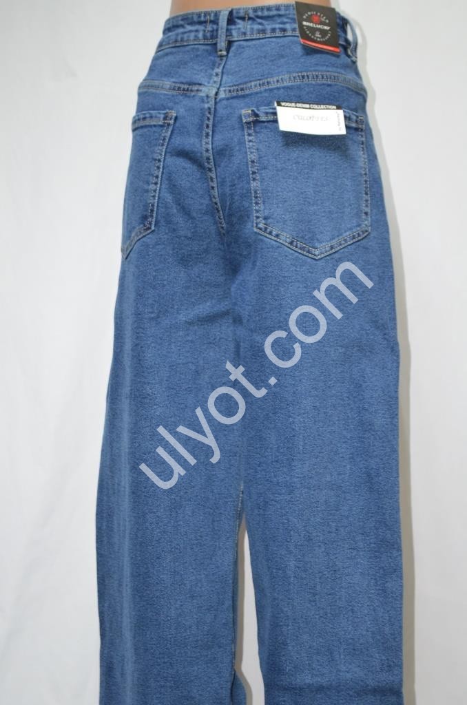 ДЖИНСЫ RELUCKY (31-38) БАЙКА Т.СИНИЙ V0383-6