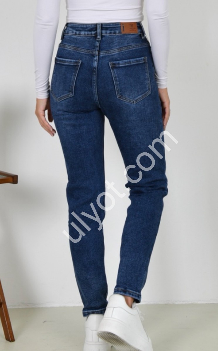 ДЖИНСЫ RTROOSS (25-30) БАЙКА Т.СИНИЙ 6078