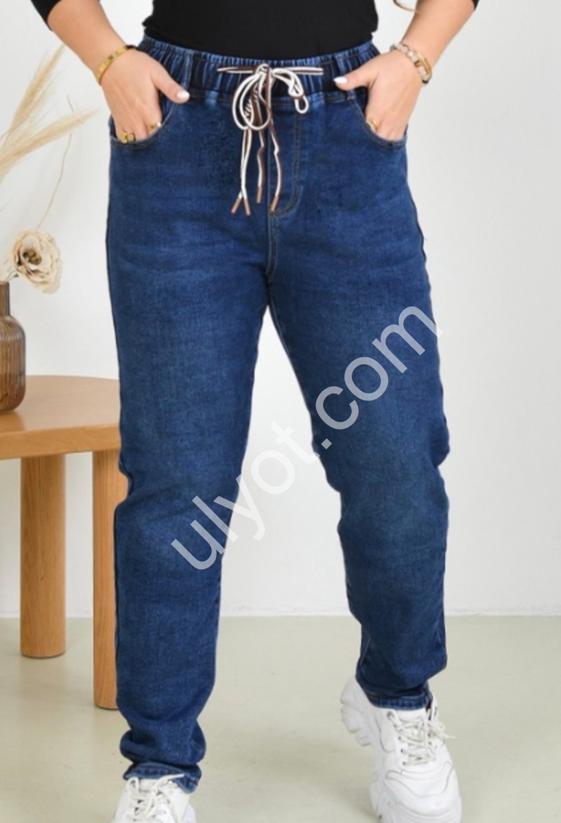 ДЖИНСЫ RTROOSS (32-42) БАЙКА Т.СИНИЙ 6117