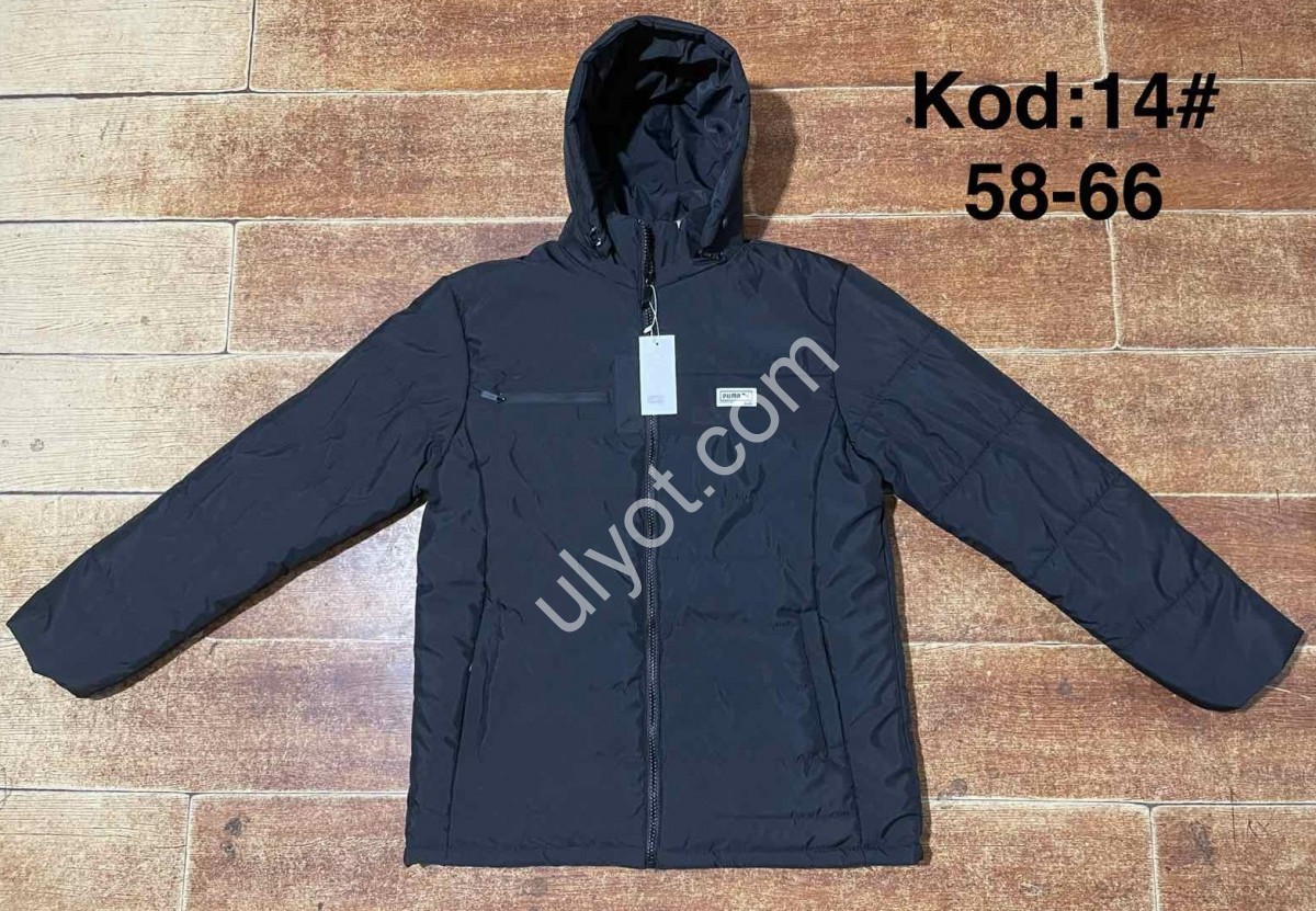 КУРТКА P15 (58-66) МЕХ ЧЕРНЫЙ 14