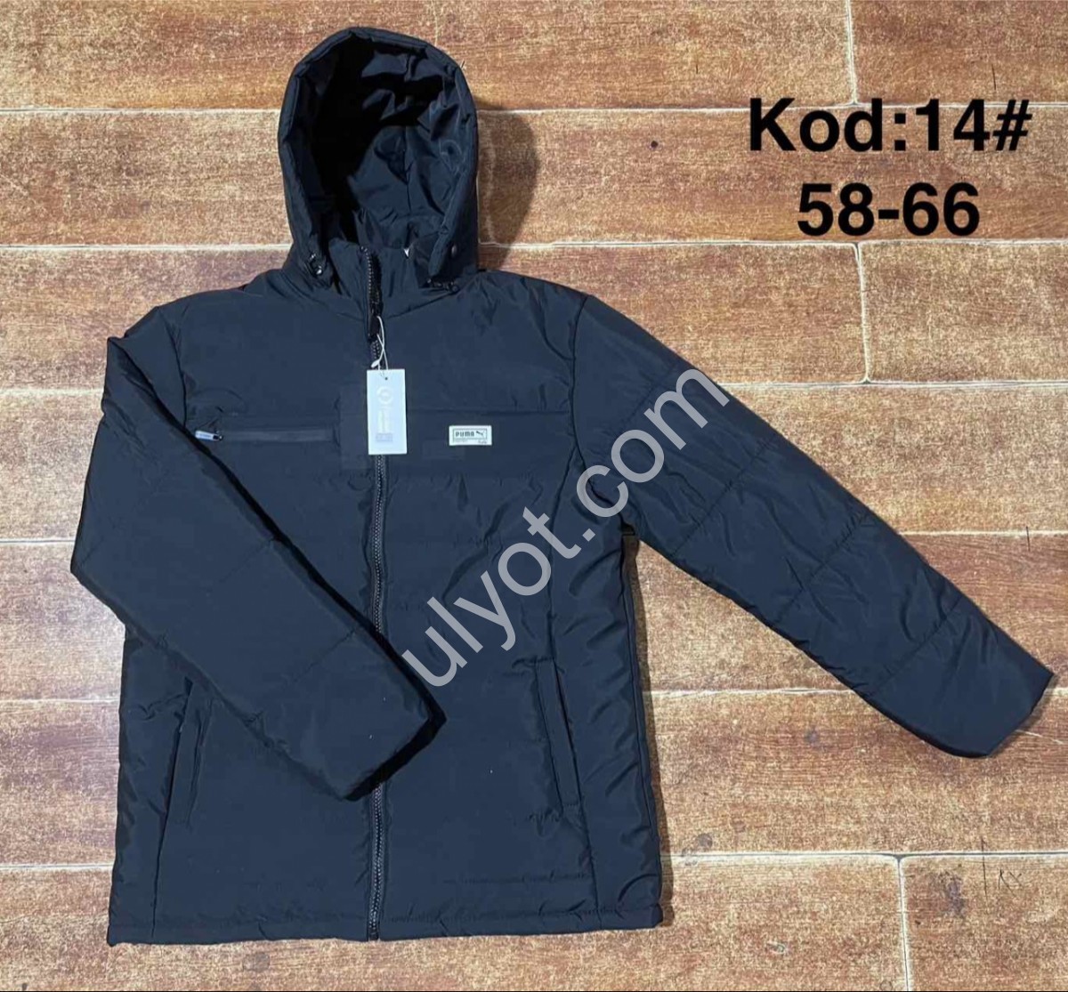 КУРТКА P15 (58-66) МЕХ ЧЕРНЫЙ 14