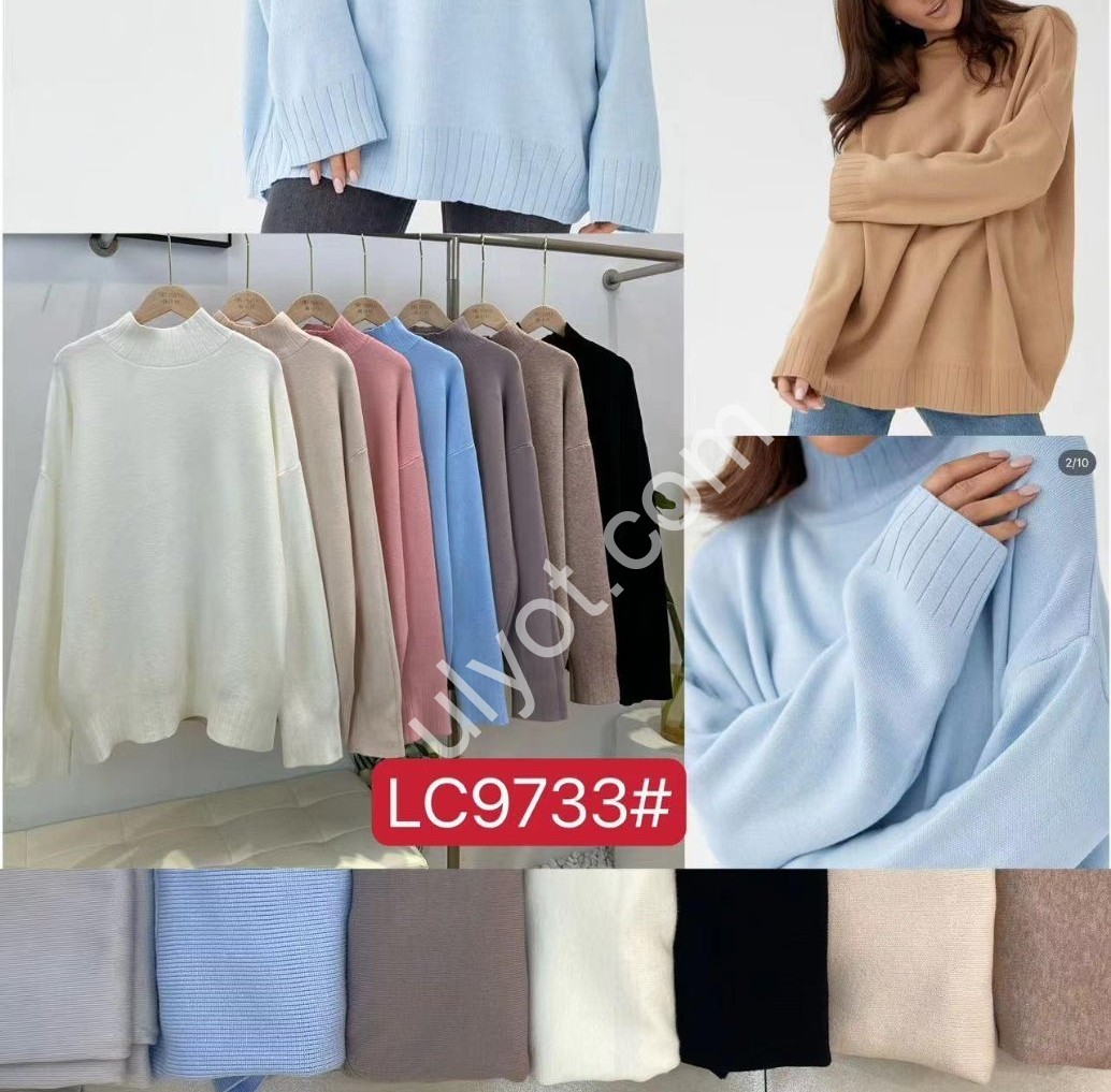 СВИТЕР (ONE SIZE 46-50) МИКС 9733