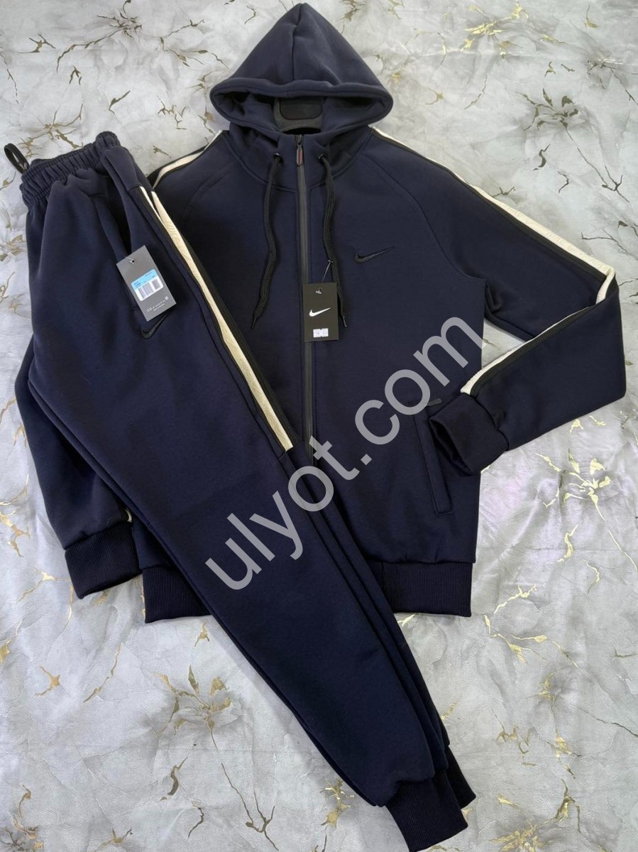 СПОРТ. КОСТЮМ N02 (48-56) МАНЖЕТ Т.СИНІЙ