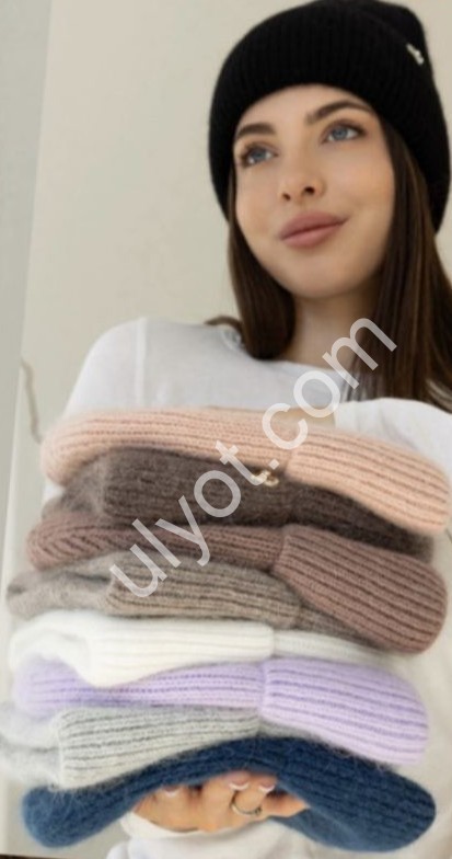 ШАПКА АНГОРА6 (ONE SIZE 56-58) ФЛИС МИКС 