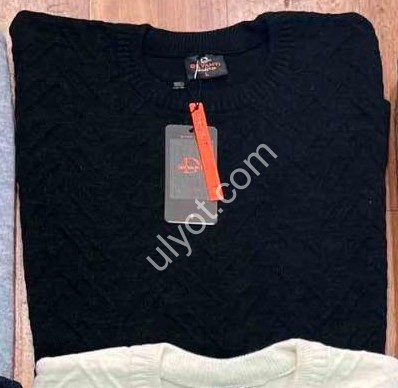 СВІТЕР DEVANTI (L-2XL) ЧОРНИЙ 73503-2