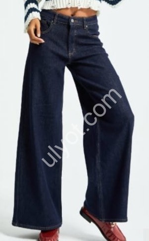 ДЖИНСЫ IT'S BASIC (32-46) МЕХ Т.СИНИЙ 4346/7w5/50