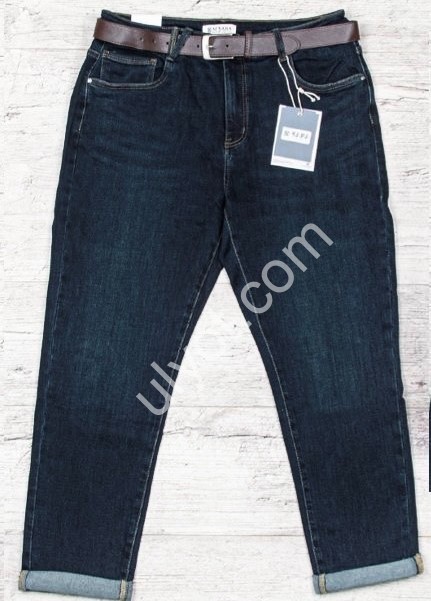ДЖИНСЫ M.SARA (M-4XL) Т.СИНИЙ 1216