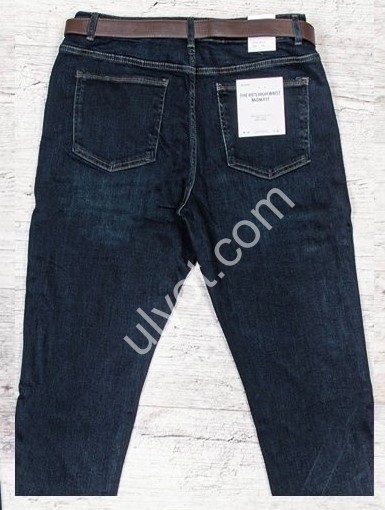 ДЖИНСЫ M.SARA (M-4XL) Т.СИНИЙ 1216