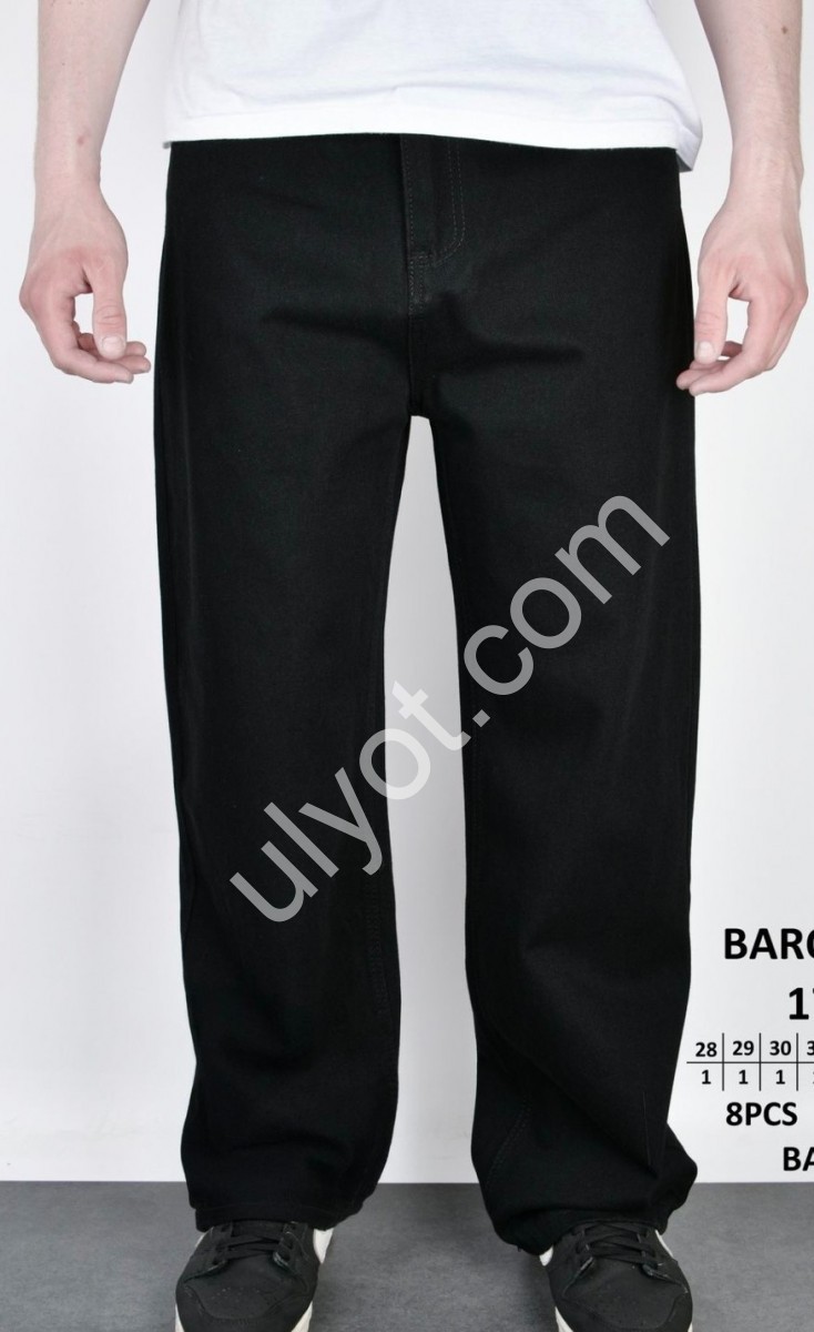 ДЖИНСИ BARON (28-36) ЧОРНИЙ 1784