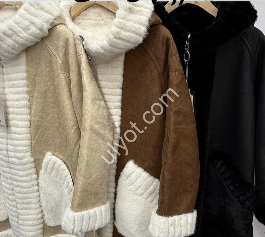 ДУБЛЕНКА ДВОХСТОРІННЯ (L-XL) МІКС B-07